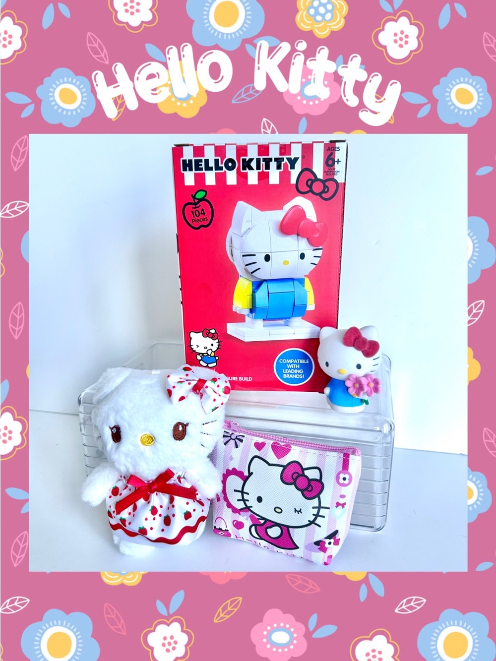 ❤️(HK372) Hello Kitty Adorable 4-Piece Fun Bundle!